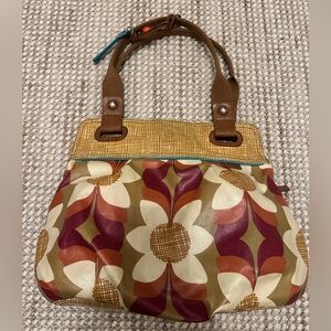 Fossil Floral Patterned Women's Bag